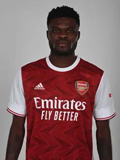 1st Team Photocall 2020-21 Prints: Arsenal Welcomes New Signing Thomas Partey at London Colney Training Ground