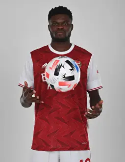 1st Team Photocall 2020-21 Prints: Arsenal Welcomes New Signing Thomas Partey at London Colney Training Ground