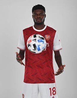 Images Dated 13th October 2020: Arsenal Welcomes Thomas Partey: New Signing Unveiled at London Colney Training Ground