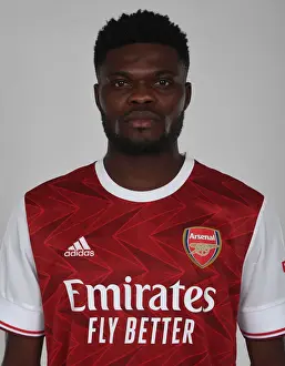 1st Team Photocall 2020-21 Prints: Arsenal Welcomes Thomas Partey: New Signing Unveiled at London Colney