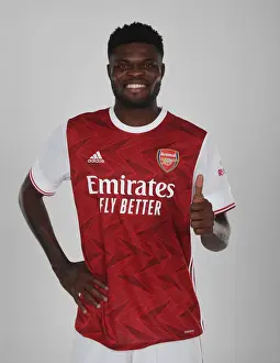1st Team Photocall 2020-21 Prints: Arsenal Welcomes Thomas Partey: New Signing Unveiled at London Colney