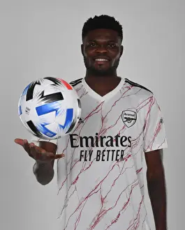 1st Team Photocall 2020-21 Prints: Arsenal Welcomes Thomas Partey: New Signing Unveiled at London Colney Training Ground