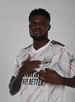 1st Team Photocall 2020-21 Prints: Arsenal Welcomes Thomas Partey: New Signing Unveiled at London Colney Training Ground