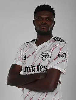1st Team Photocall 2020-21 Prints: Arsenal Welcomes Thomas Partey: New Signing Unveiled at London Colney Training Ground
