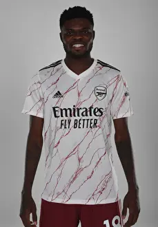 1st Team Photocall 2020-21 Prints: Arsenal Welcomes Thomas Partey: New Signing Unveiled at London Colney Training Ground