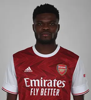 1st Team Photocall 2020-21 Prints: Arsenal Welcomes Thomas Partey: New Signing Unveiled at London Colney Training Ground