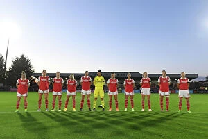 Images Dated 16th September 2022: Arsenal WFC Honors The Queen: Arsenal vs. Brighton & Hove Albion WFC in Barclays Womens Super League