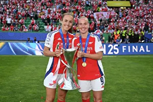 Arsenal Women V Barcelona Women - Champions League Cup Final 2025 Prints: Arsenal WFC v FC Barcelona - UEFA Women's Champions League Final Arsenal WFC v FC Barcelona - UEFA Women's