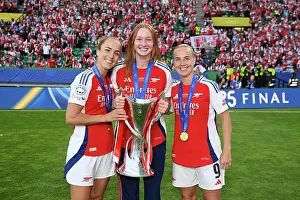 Arsenal Women V Barcelona Women - Champions League Cup Final 2025 Prints: Arsenal WFC v FC Barcelona - UEFA Women's Champions League Final Arsenal WFC v FC Barcelona - UEFA Women's
