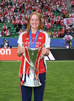 Arsenal Women V Barcelona Women - Champions League Cup Final 2025 Prints: Arsenal WFC v FC Barcelona - UEFA Women's Champions League Final Arsenal WFC v FC Barcelona - UEFA Women's