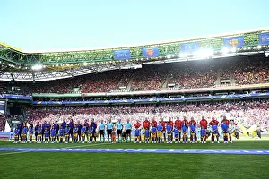 Arsenal Women V Barcelona Women - Champions League Cup Final 2025 Prints: Arsenal WFC v FC Barcelona - UEFA Women's Champions League Final Arsenal WFC v FC Barcelona - UEFA Women's
