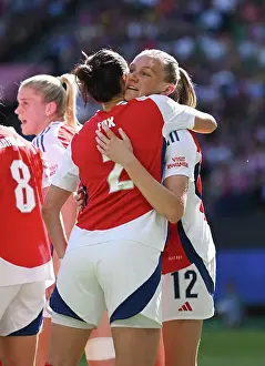 Arsenal Women V Barcelona Women - Champions League Cup Final 2025 Prints: Arsenal WFC v FC Barcelona - UEFA Women's Champions League Final Arsenal WFC v FC Barcelona - UEFA Women's