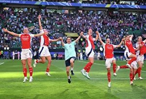 Arsenal Women V Barcelona Women - Champions League Cup Final 2025 Prints: Arsenal WFC v FC Barcelona - UEFA Women's Champions League Final Arsenal WFC v FC Barcelona - UEFA Women's