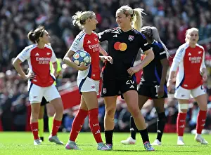Arsenal Women V Olympic Lyonnais 2024-25 Prints: Arsenal WFC v Olympique Lyonnais - UEFA Women's Champions League Semi Final First Leg