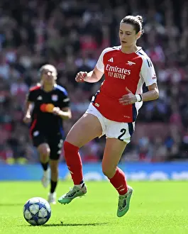 Arsenal Women V Olympic Lyonnais 2024-25 Prints: Arsenal WFC v Olympique Lyonnais - UEFA Women's Champions League Semi Final First Leg