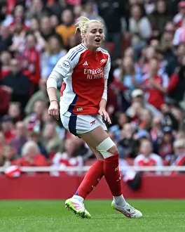 Arsenal Women V Olympic Lyonnais 2024-25 Prints: Arsenal WFC v Olympique Lyonnais - UEFA Women's Champions League Semi Final First Leg Arsenal WFC v Olympique