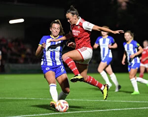 Images Dated 17th September 2022: Arsenal WFC vs. Brighton & Hove Albion WFC: Battle in the Barclays Women's Super League (2022-23)