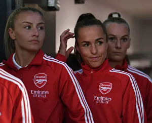 Arsenal Women V Brighton And Hove Albion Women 2022-23 Prints: Arsenal WFC vs Brighton & Hove Albion WFC: Showdown in the Barclays Women's Super League at Meadow Park