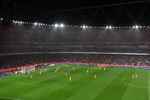 Arsenal Women v Barcelona Women 2021-22 Collection: Arsenal WFC vs. FC Barcelona: A Battle in the UEFA Women's Champions League at Emirates Stadium