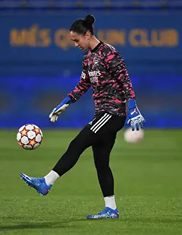 Barcelona V Arsenal Women 2021-22 Prints: Arsenal WFC vs. FC Barcelona: A Battle in the UEFA Women's Champions League, Barcelona