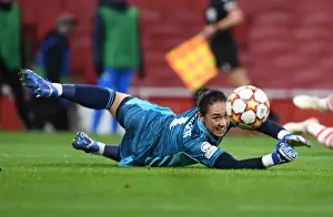 Arsenal Women V Barcelona Women 2021-22 Prints: Arsenal WFC vs. FC Barcelona: A Battle in the UEFA Women's Champions League