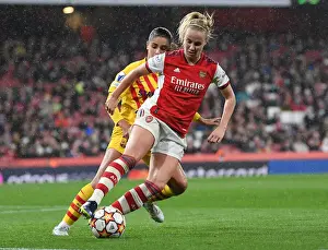 Arsenal WFC vs. FC Barcelona: Beth Mead in Action at the UEFA Women's Champions League