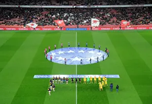 Arsenal Women V Barcelona Women 2021-22 Prints: Arsenal WFC vs. FC Barcelona: A UEFA Women's Champions League Showdown at Emirates Stadium