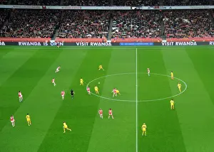 Arsenal Women V Barcelona Women 2021-22 Prints: Arsenal WFC vs. FC Barcelona: A UEFA Women's Champions League Showdown at Emirates Stadium