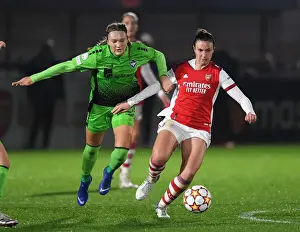 Arsenal Women V HB Koge 2021-22 Prints: Arsenal WFC vs HB Koge: Battle in Group C - UEFA Women's Champions League