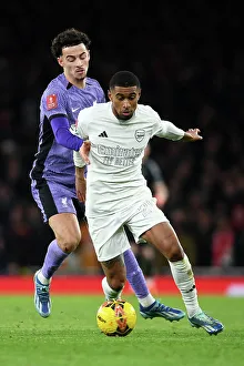 Arsenal V Liverpool FA Cup 2023-24 Prints: Arsenal in White: No More Red - Arsenal vs. Liverpool FA Cup Clash Against Knife Crime