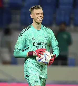 Arsenal V Olympique Lyonnais 2022-23 Prints: Arsenal Win Dubai Super Cup: Karl Hein Saves Penalty in Shootout vs. Olympique Lyonnais