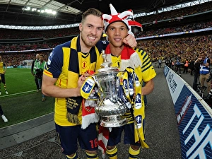 Arsenal V Aston Villa - FA Cup Final 2015 Prints: Arsenal Wins FA Cup: Arsenal vs. Aston Villa, 2015 (FA Cup Final Triumph)
