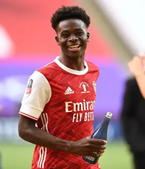 Arsenal Wins FA Cup at Empty Wembley: Bukayo Saka's Triumphant Moment, 2020