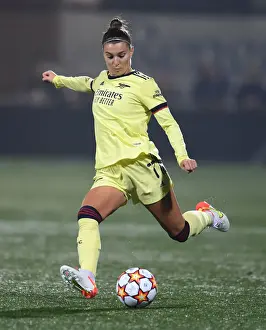 Arsenal Women in Action: UEFA Champions League Battle against HB Koge, Denmark