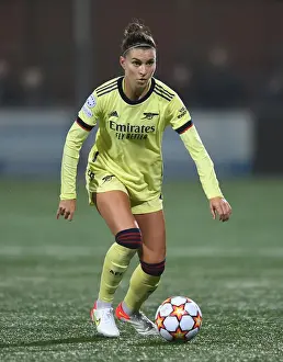 Arsenal Women in Action: UEFA Champions League Battle against HB Koge, Denmark