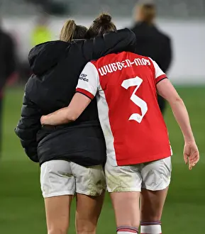 VfL Wolfsburg V Arsenal Women 2021-22 Prints: Arsenal Women Advance to Semis