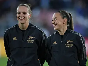 Ajax Women V Arsenal Women 2022-23 Prints: Arsenal Women Take on Ajax: Miedema and McCabe Ready for UEFA Champions League Battle