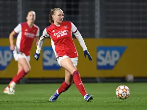 Hoffenhiem V Arsenal Women 2021-22 Prints: Arsenal Women Battle 1899 Hoffenheim in UEFA Champions League Clash