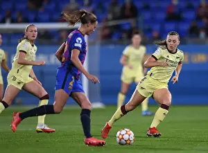 Barcelona V Arsenal Women 2021-22 Prints: Arsenal Women Battle Barcelona in UEFA Champions League Showdown