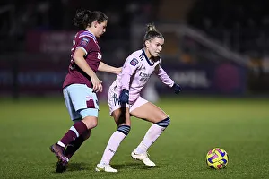 West Ham United Women V Arsenal Women 2022-23 Prints: Arsenal Women Battle West Ham United in FA WSL Clash