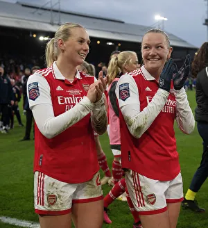 Arsenal Women V Chelsea Women - Conti Cup Final 2023 Prints: Arsenal Women Celebrate Conti Cup Final Triumph over Chelsea