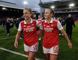 Arsenal Women Celebrate Conti Cup Final Victory over Chelsea
