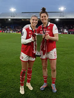 Arsenal Women V Chelsea Women - Conti Cup Final 2023 Prints: Arsenal Women Celebrate Conti Cup Triumph over Chelsea