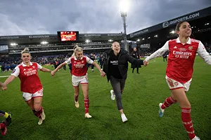 Arsenal Women V Chelsea Women - Conti Cup Final 2023 Prints: Arsenal Women Celebrate Conti Cup Victory Over Chelsea