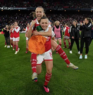 Arsenal Women V Chelsea Women - Conti Cup Final 2023 Prints: Arsenal Women Celebrate Conti Cup Victory Over Chelsea