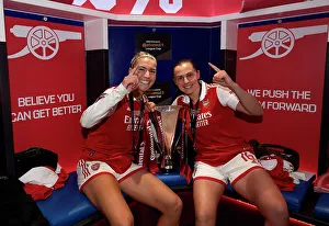 Arsenal Women V Chelsea Women - Conti Cup Final 2023 Prints: Arsenal Women Celebrate Conti Cup Victory over Chelsea