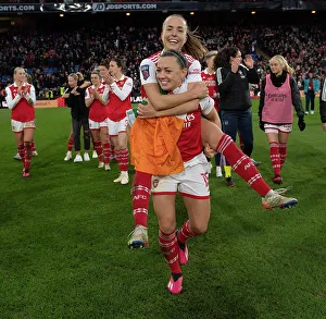 Arsenal Women V Chelsea Women - Conti Cup Final 2023 Prints: Arsenal Women Celebrate FA WSL Cup Final Triumph over Chelsea
