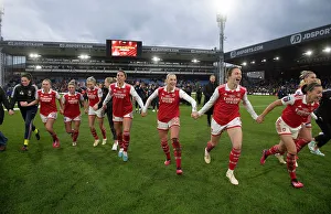 Arsenal Women V Chelsea Women - Conti Cup Final 2023 Prints: Arsenal Women Celebrate FA WSL Cup Final Victory over Chelsea