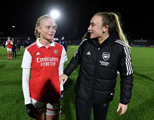Arsenal Women V Aston Villa Women - Conti Cup 2023 Prints: Arsenal Women Celebrate FA WSL Cup Triumph Over Aston Villa