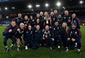 Arsenal Women V Chelsea Women - Conti Cup Final 2023 Prints: Arsenal Women Celebrate FA WSL Cup Triumph Over Chelsea